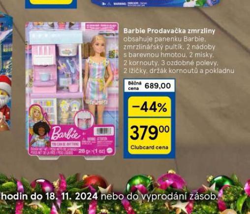 BARBIE PRODAVAKA ZMRZLINY