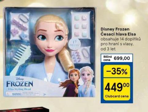 DISNEY FROZEN ESAC HLAVA ELSA