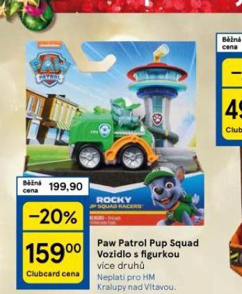 PAW PATROL PUP SQUAD VOZIDLO S FIGURKOU