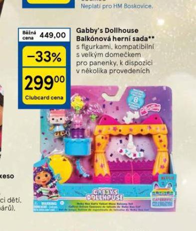 GABBYS DOLLHOUSE BALKONOV HERN SADA