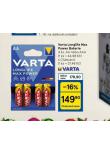 VARTA LONG LIFE MAX POWER BATERIE