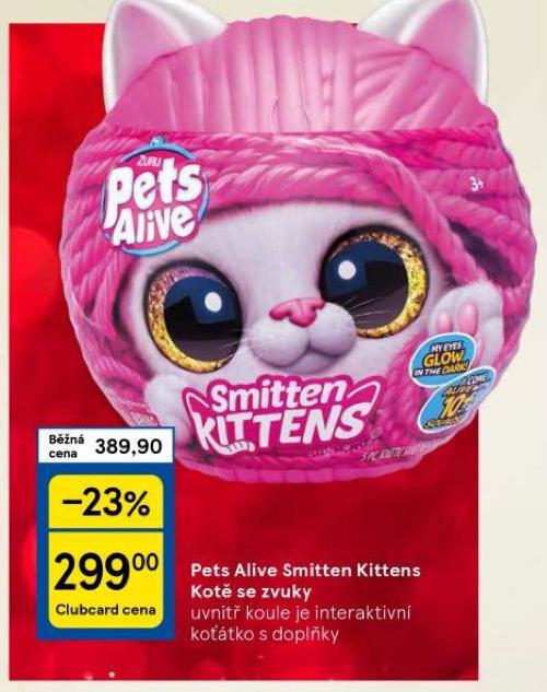 PETS ALIVE SMITTEN KITTENS KOT SE ZVUKY