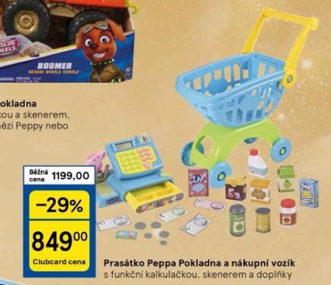 PRASTKO PEPPA POKLADNA A NKUPN VOZK