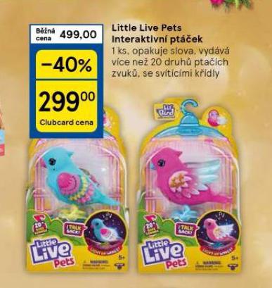 LITTLE LIVE PETS INTERAKTIVN PTEK