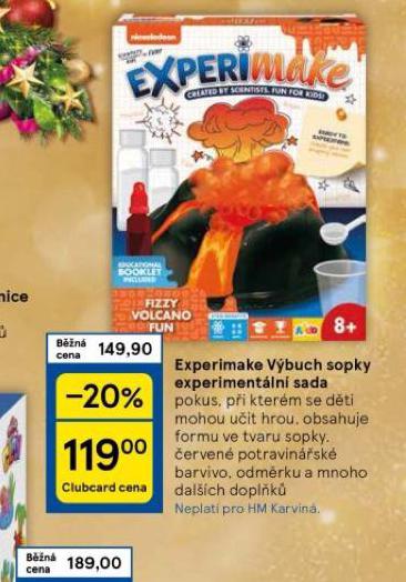 EXPERIMAKE VBUCH SOPKY EXPERIMENTLN SADA