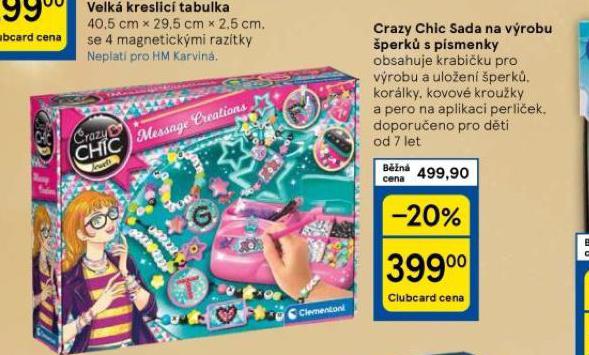 CRAZY CHIC SADA NA VROBU PERK S PSMENKY