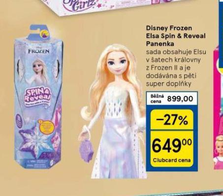 DISNEY FROZEN ELSA SPIN & REVEAL PANENKA