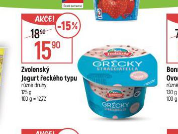 ZVOLENSK JOGURT ECKHO TYPU