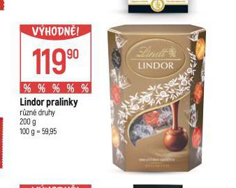 LINDOR PRALINKY