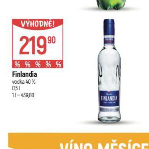 FINLANDIA VODKA