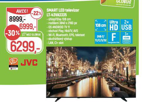 SMART LED TELEVIZOR JVC 108 CM