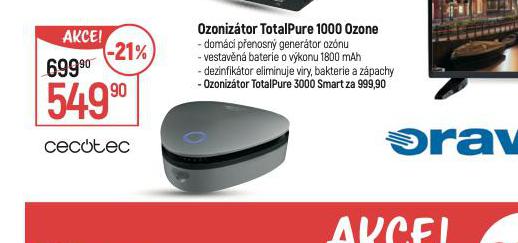 OZONIZTOR TOTALPURE 1000 OZONE