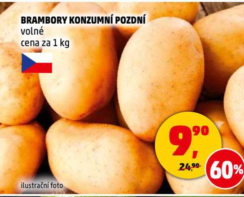 BRAMBORY KONZUMN POZDN