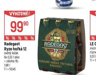 PIVO RADEGAST RYZE HOK 12