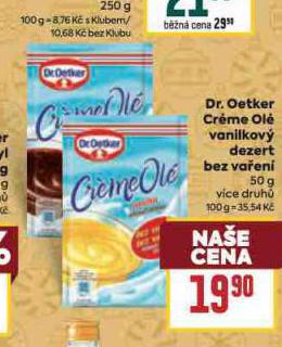 DR. OETKER CRME OL VANILKOV DEZERT BEZ VAEN