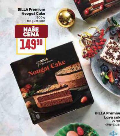 BILLA PREMIUM NOUGAT CAKE