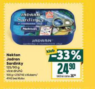 NEKTON JADRAN SARDINKY