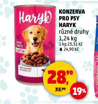 HARYK KONZERVA PRO PSY