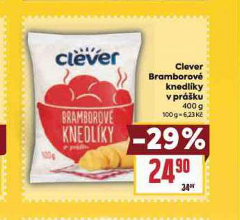 CLEVER BRAMBOROV KNEDLKY V PRKU