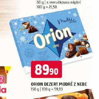 ORION DEZERT MODR Z NEBE