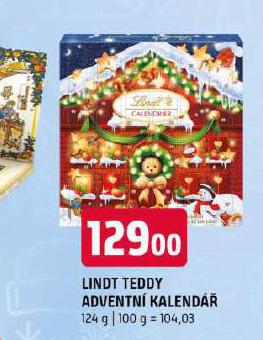 LINDT TEDDY ADVENTN KALEND