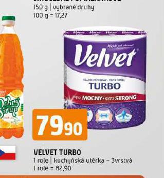 VELVET TURBO KUCHYSK UTRKA