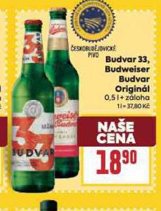 PIVO BUDVAR 33