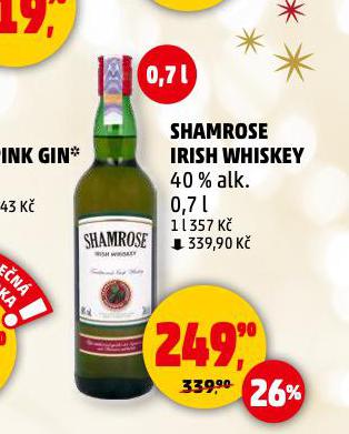 SHAMROSE IRISH WHISKEY