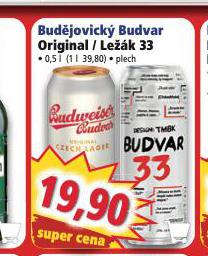 PIVO BUDVAR 33