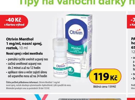 OTRIVIN MENTHOL