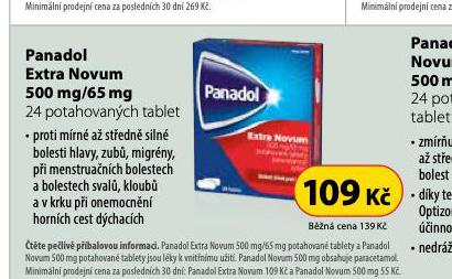 PANADOL EXTTRA NOVUM