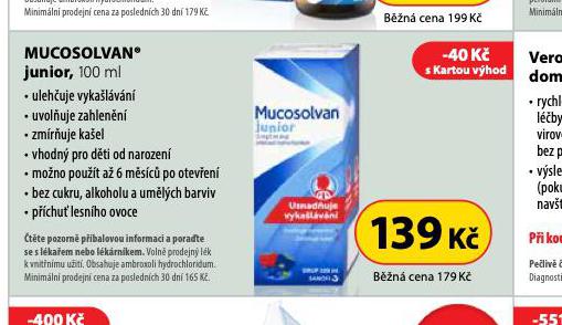 MUCOSOLVAN JUNIOR