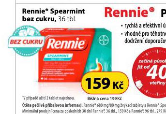 RENNIE SPEARMINT BEZ CUKRU