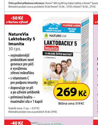 NATUREVIA LAKTOBACILY 5 IMUNITA