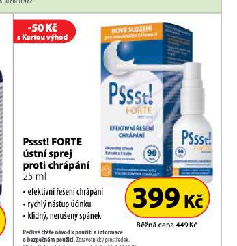 PSSST! FORTE STN SPREJ PROTI CHRPN