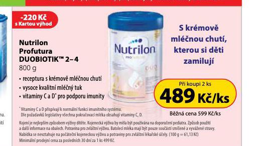 NUTRILON PROFUTURA DUOBIOTIK 2-4