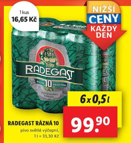 PIVO RADEGAST RZN 10