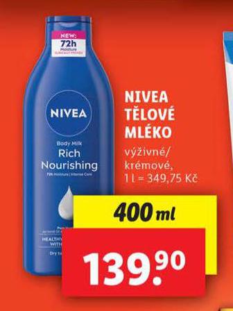 NIVEA TLOV MLKO