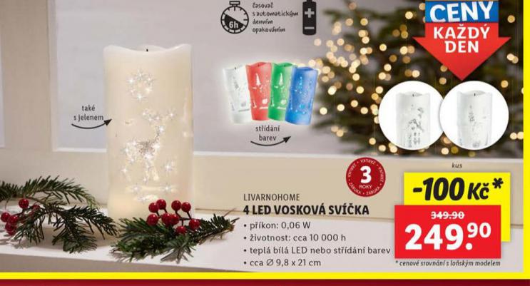 4 LED VOSKOV SVKA