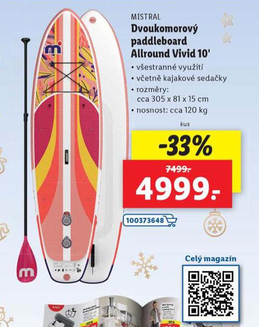 DVOUKOMOROV PADDLEBOARD ALLROUND VIVID 10"