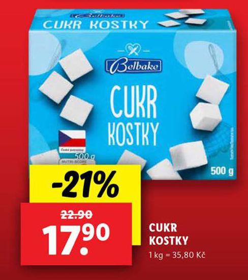 CUKR KOSTKY