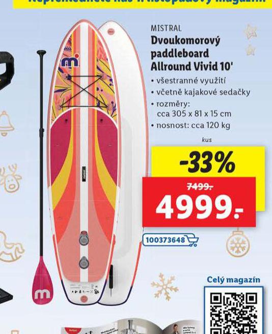 DVOUKOMOROV PADDLEBOARD ALLROUND VIVID 10"