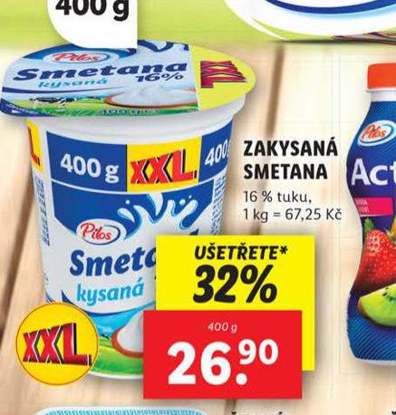 ZAKYSAN SMETANA 16%