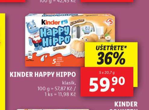 KINDER HAPPY HIPPO