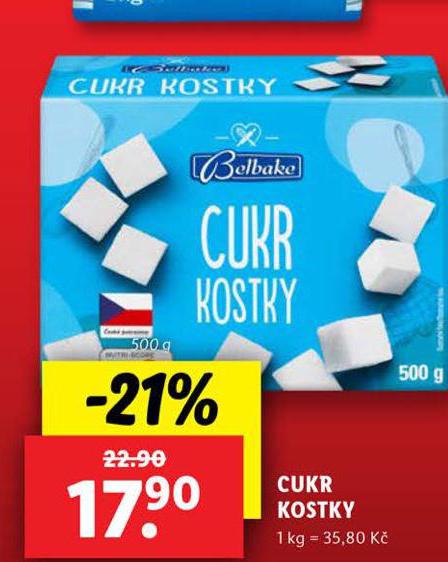 CUKR KOSTKY