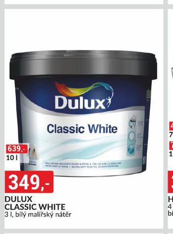 DULUX CLASSIC WHITE 10 L