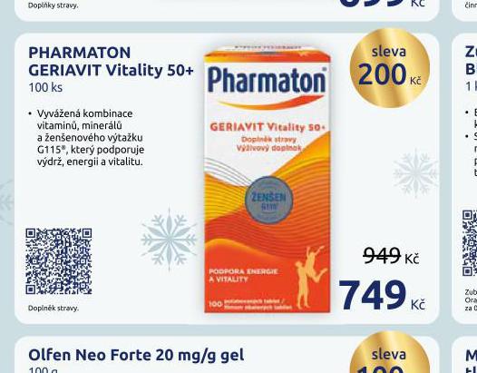 PHARMATON GERIAVIT VITALITY 50+