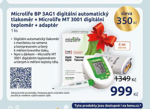 MICROLIFE BP 3AGG1 DIGITLN AUTOMATICK TLAKOMR