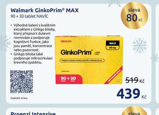 WALMARK GINKOPRIM MAX