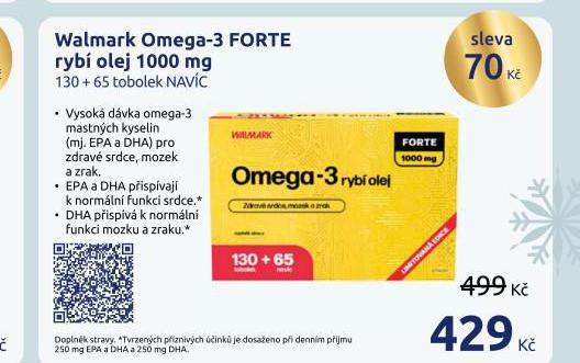 WALMARK OMEGA-3 FORTE RYB OLEJ